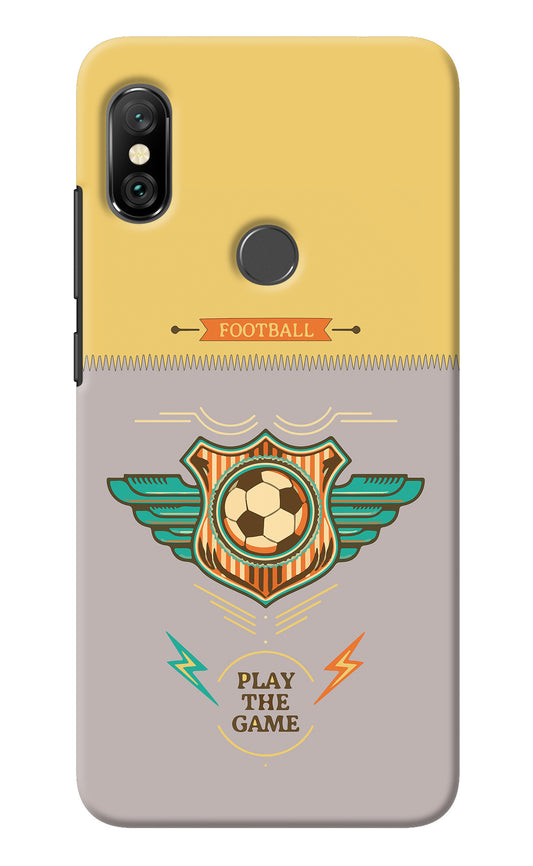 Football Redmi Note 6 Pro Back Cover