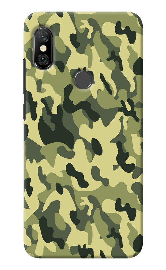 Camouflage Redmi Note 6 Pro Back Cover