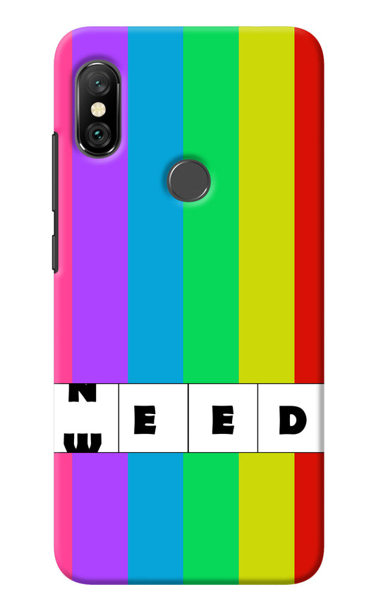 Need Weed Redmi Note 6 Pro Back Cover