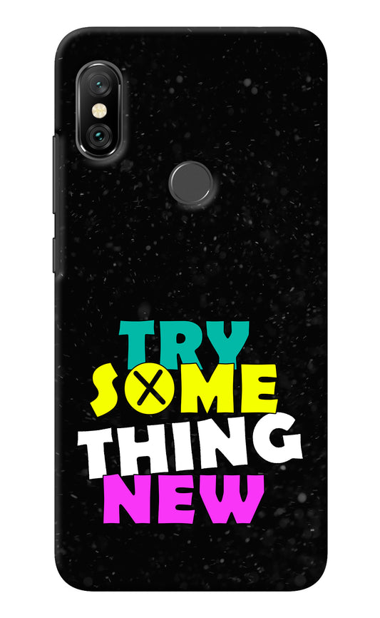 Try Something New Redmi Note 6 Pro Back Cover