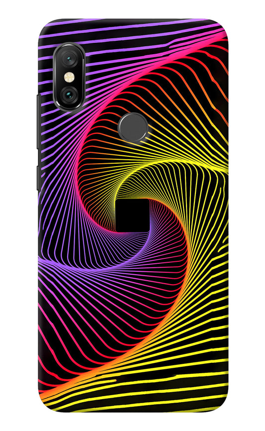 Colorful Strings Redmi Note 6 Pro Back Cover