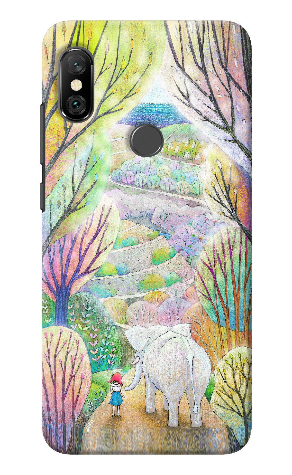 Nature Painting Redmi Note 6 Pro Back Cover