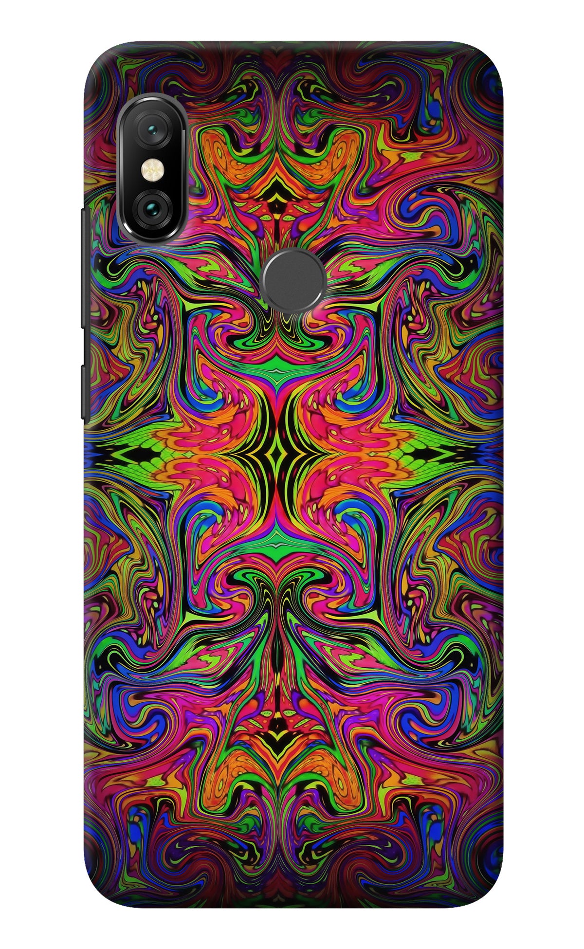 Psychedelic Art Redmi Note 6 Pro Back Cover