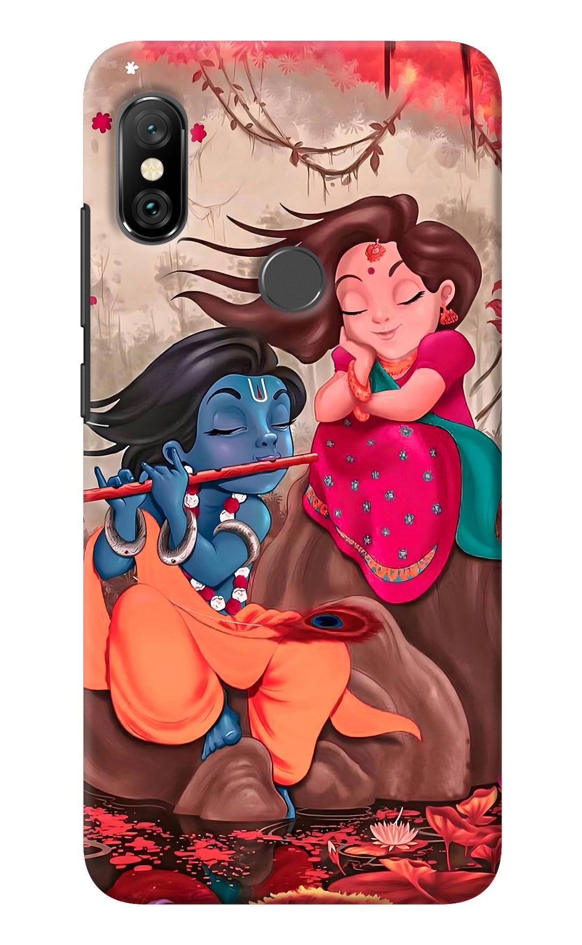 Radhe Krishna Redmi Note 6 Pro Back Cover