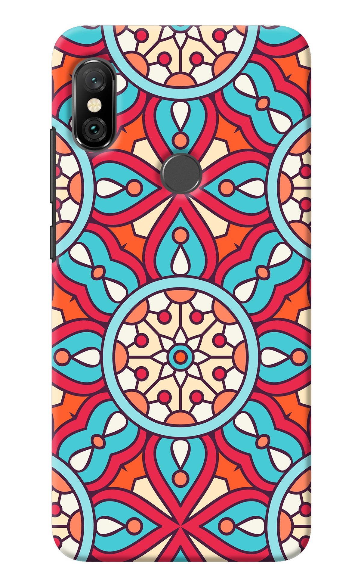 Mandala Geometric Redmi Note 6 Pro Back Cover