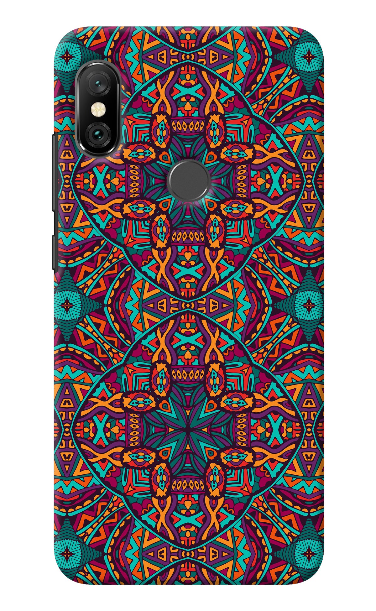 Colour Mandala Redmi Note 6 Pro Back Cover