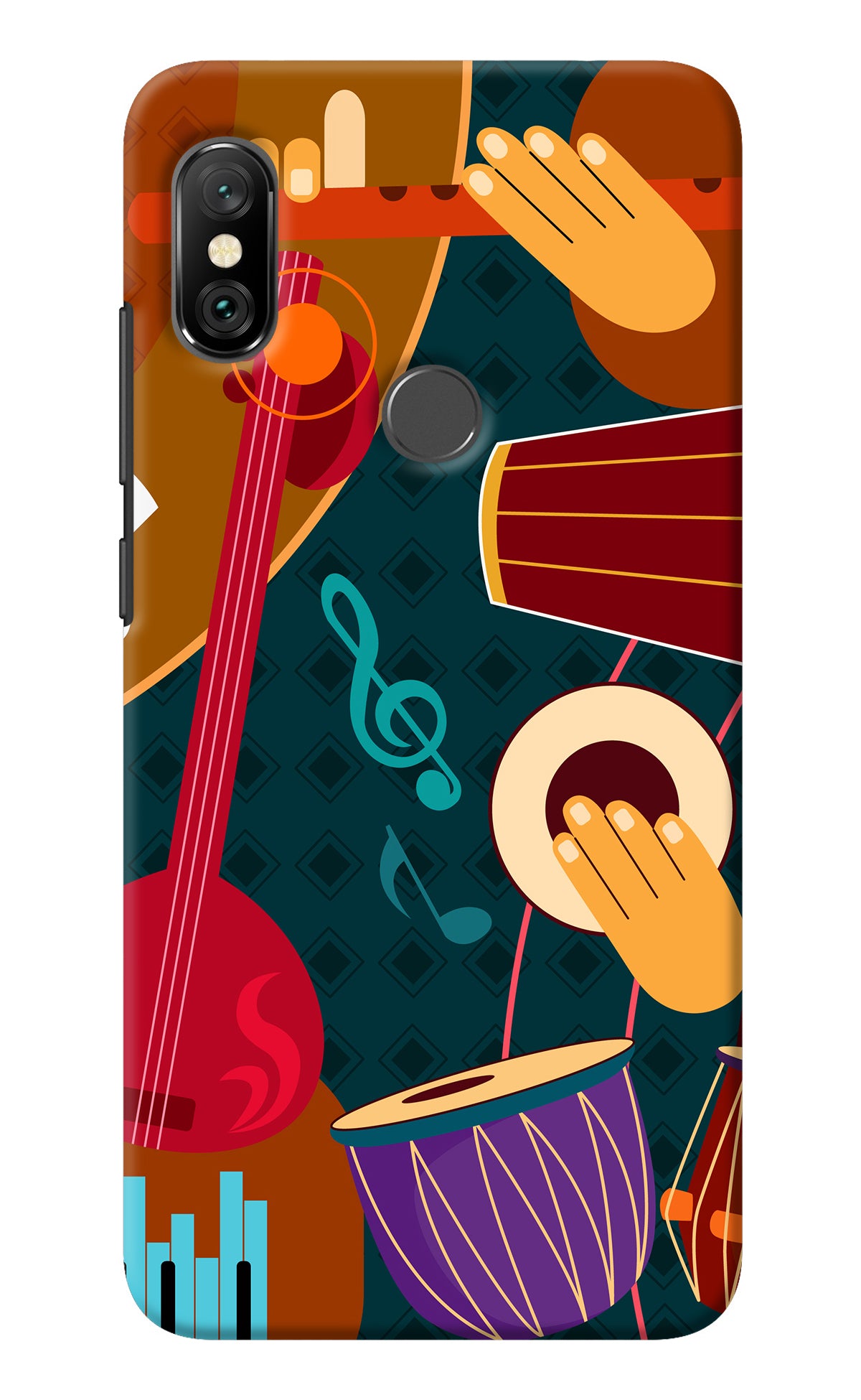 Music Instrument Redmi Note 6 Pro Back Cover