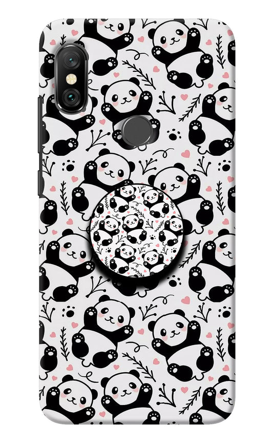 Cute Panda Redmi Note 6 Pro Pop Case