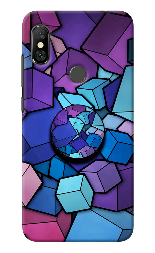 Cubic Abstract Redmi Note 6 Pro Pop Case