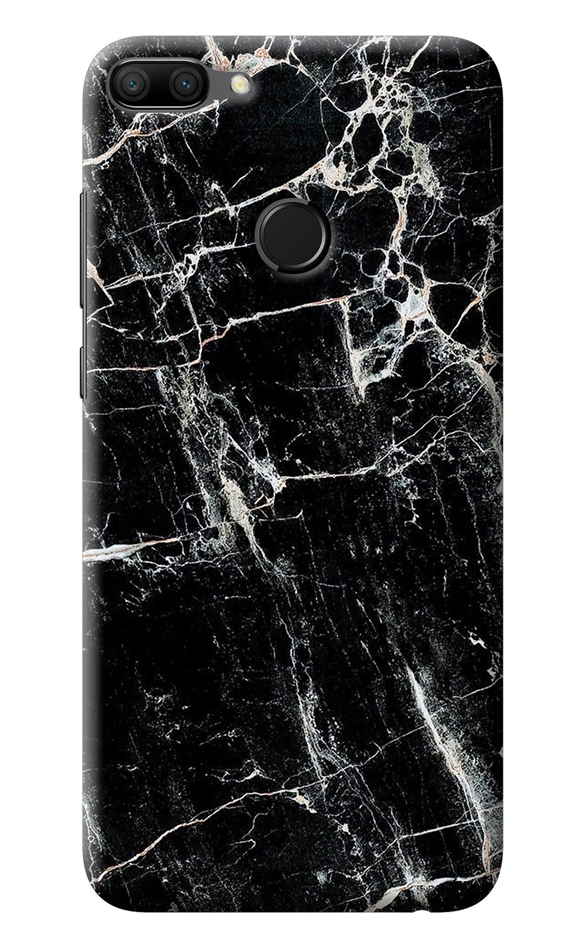 Black Marble Texture Honor 9N Back Cover