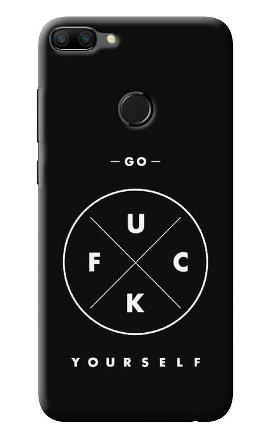 Go Fuck Yourself Honor 9N Back Cover