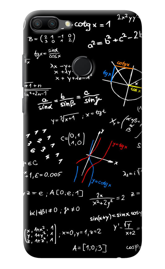 Mathematics Formula Honor 9N Back Cover