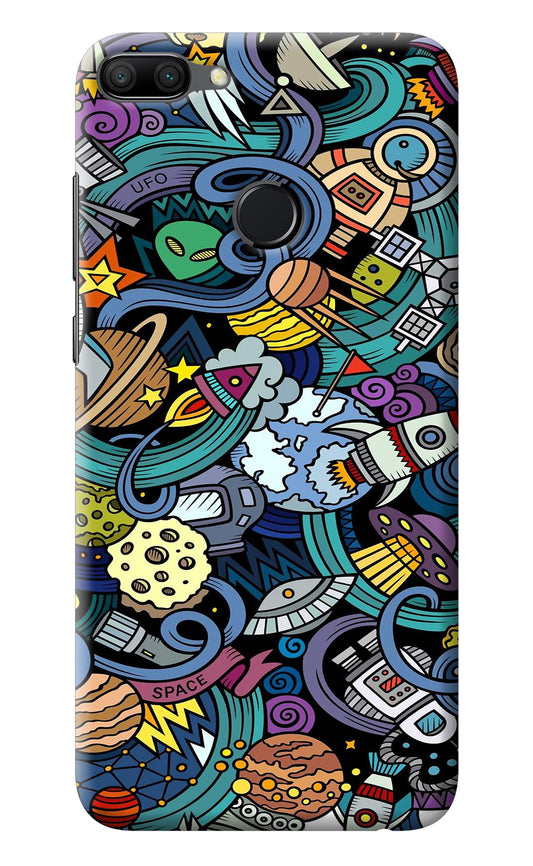 Space Abstract Honor 9N Back Cover