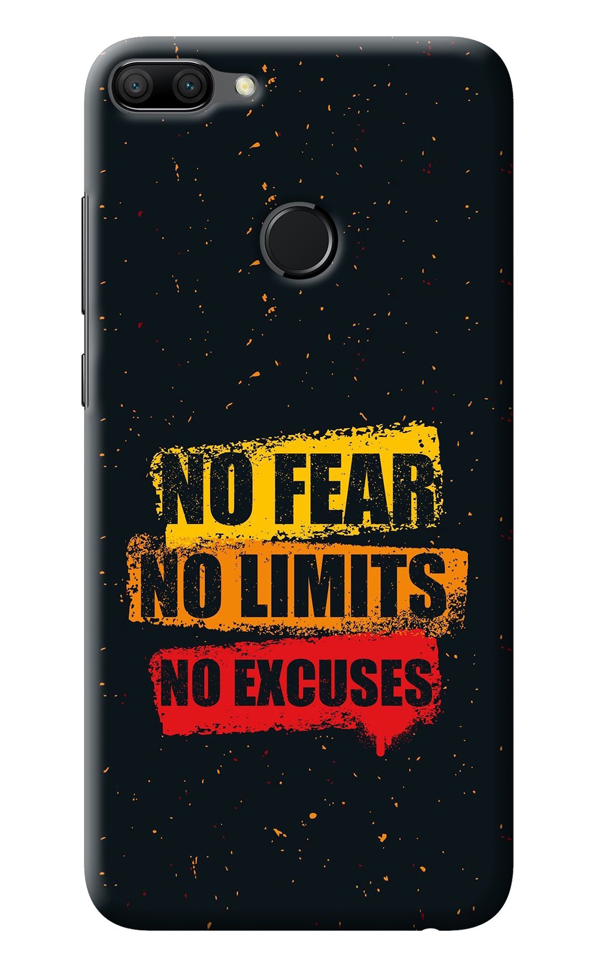 No Fear No Limits No Excuse Honor 9N Back Cover