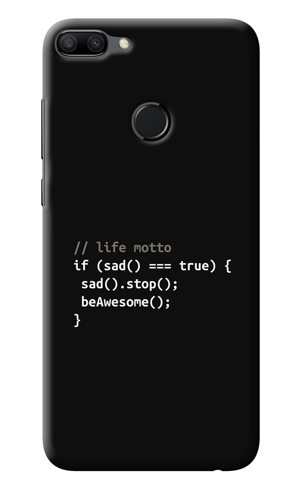 Life Motto Code Honor 9N Back Cover