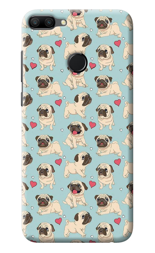 Pug Dog Honor 9N Back Cover