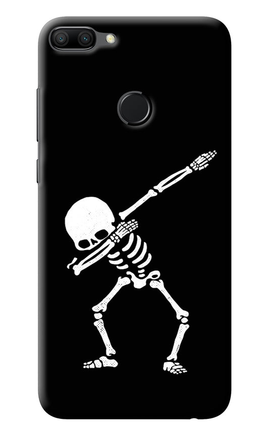 Dabbing Skeleton Art Honor 9N Back Cover