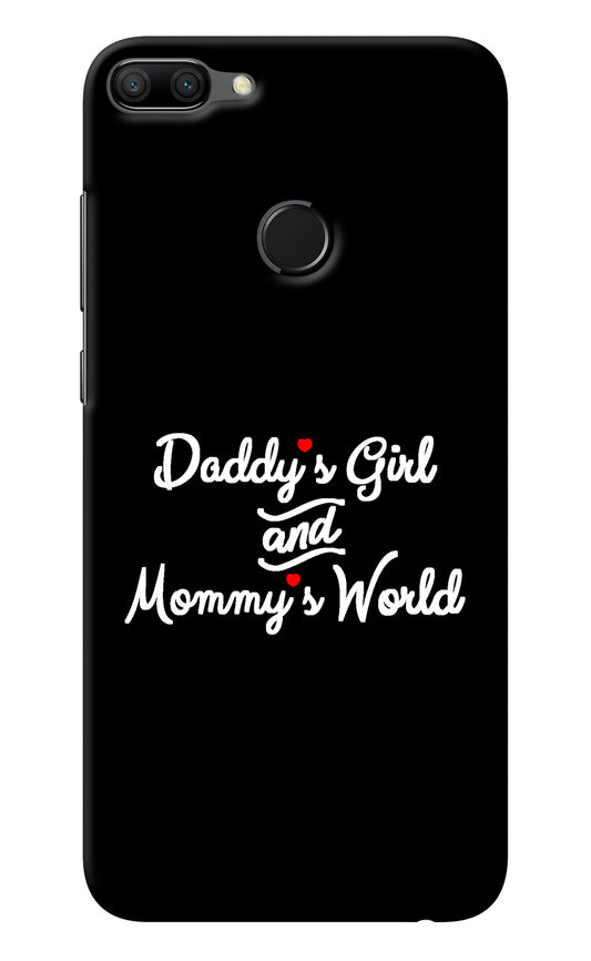 Daddy's Girl and Mommy's World Honor 9N Back Cover