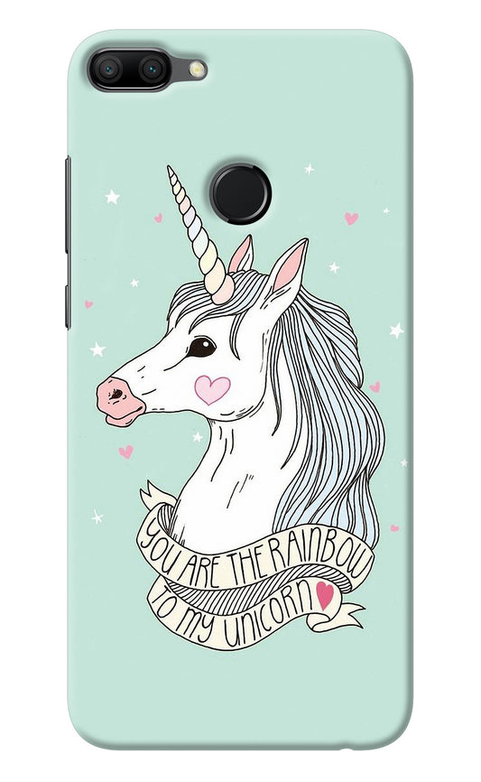 Unicorn Wallpaper Honor 9N Back Cover