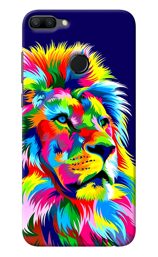 Vector Art Lion Honor 9N Back Cover