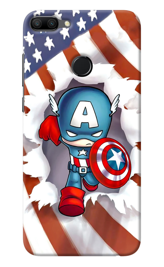 Captain America Honor 9N Back Cover