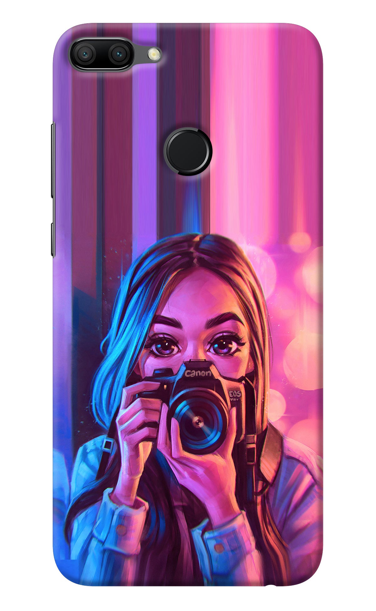 Girl Photographer Honor 9N Back Cover