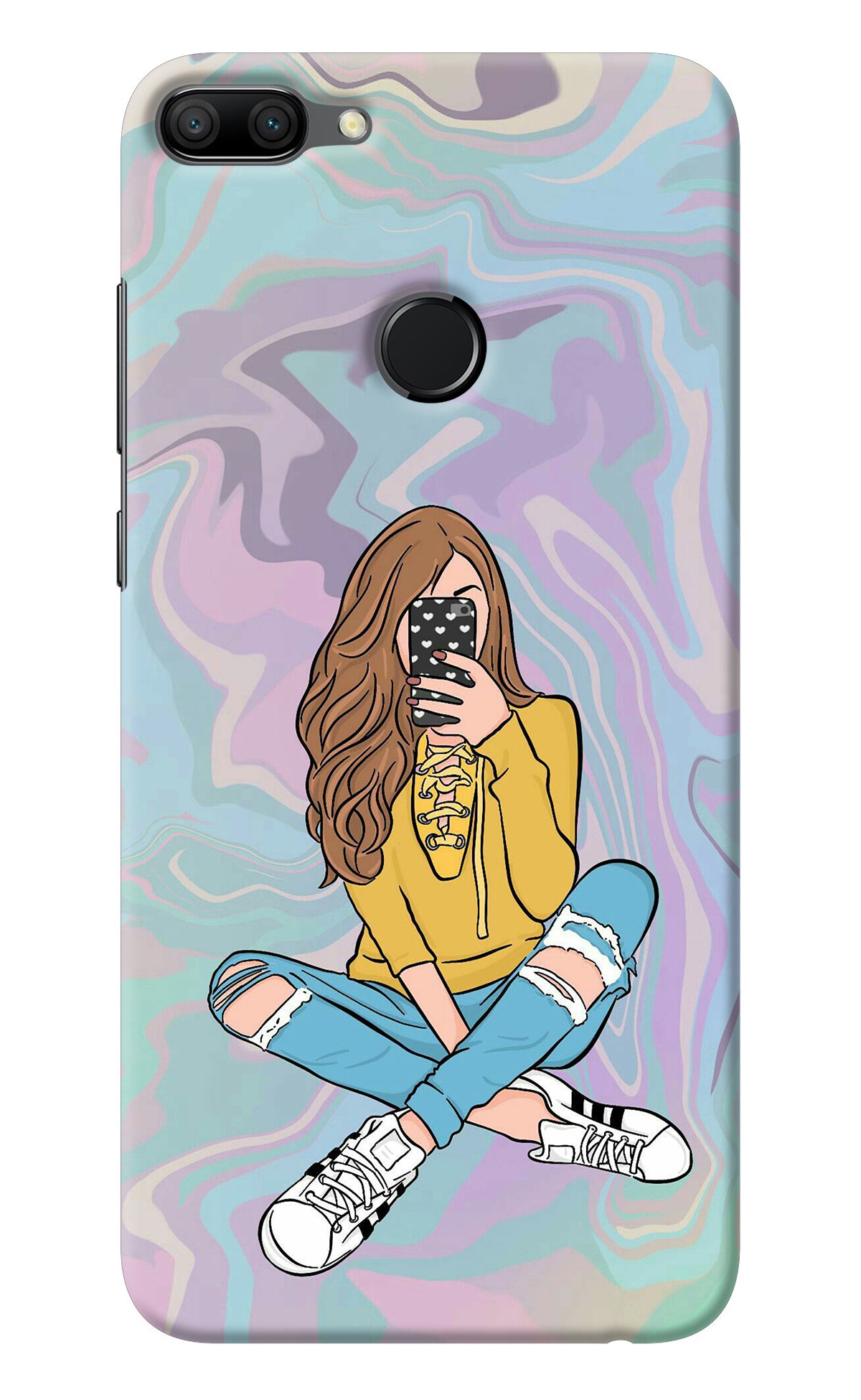 Selfie Girl Honor 9N Back Cover