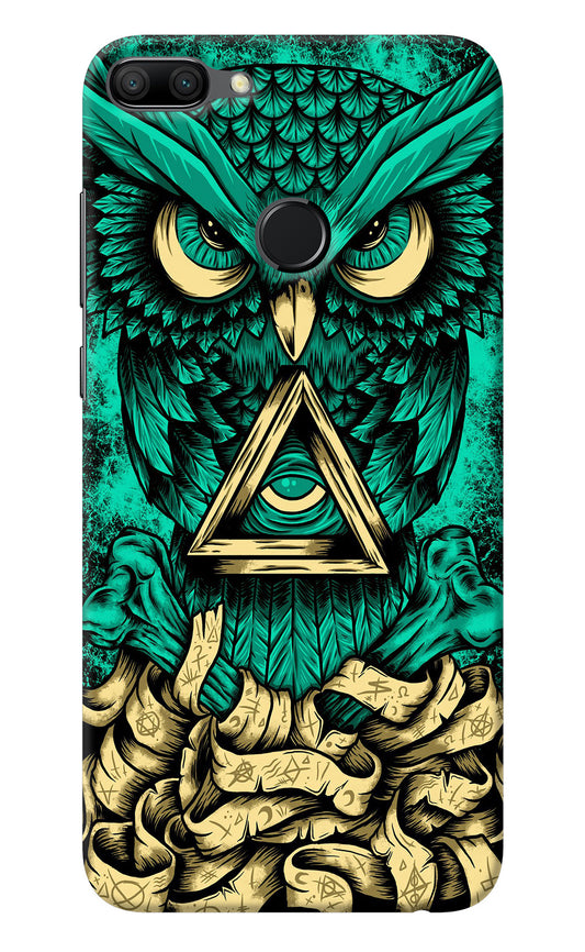 Green Owl Honor 9N Back Cover