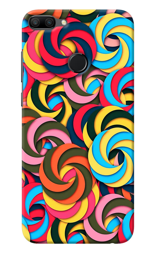 Spiral Pattern Honor 9N Back Cover