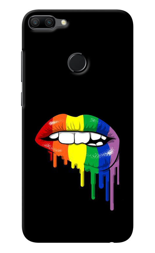 Lips Biting Honor 9N Back Cover