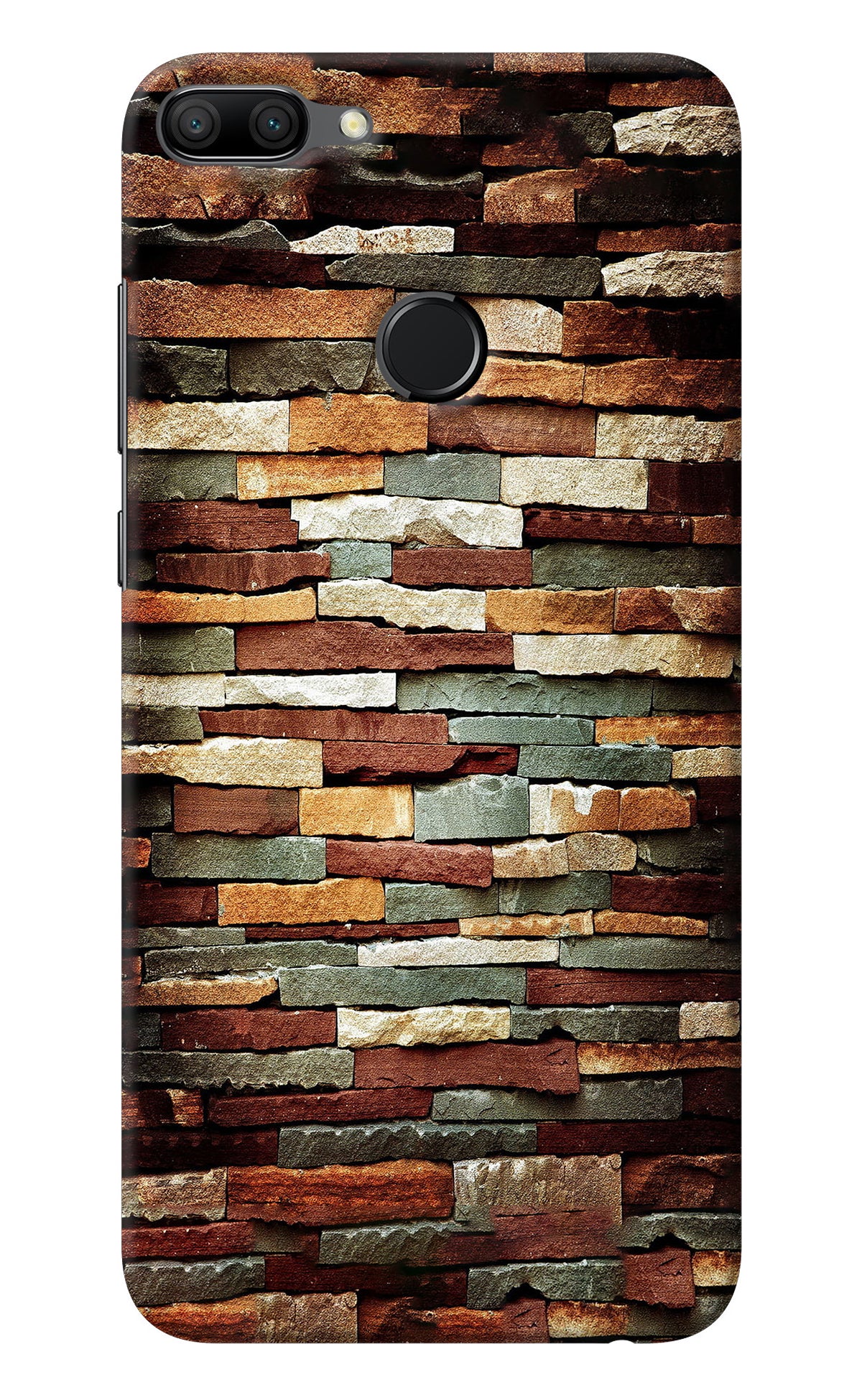 Bricks Pattern Honor 9N Back Cover