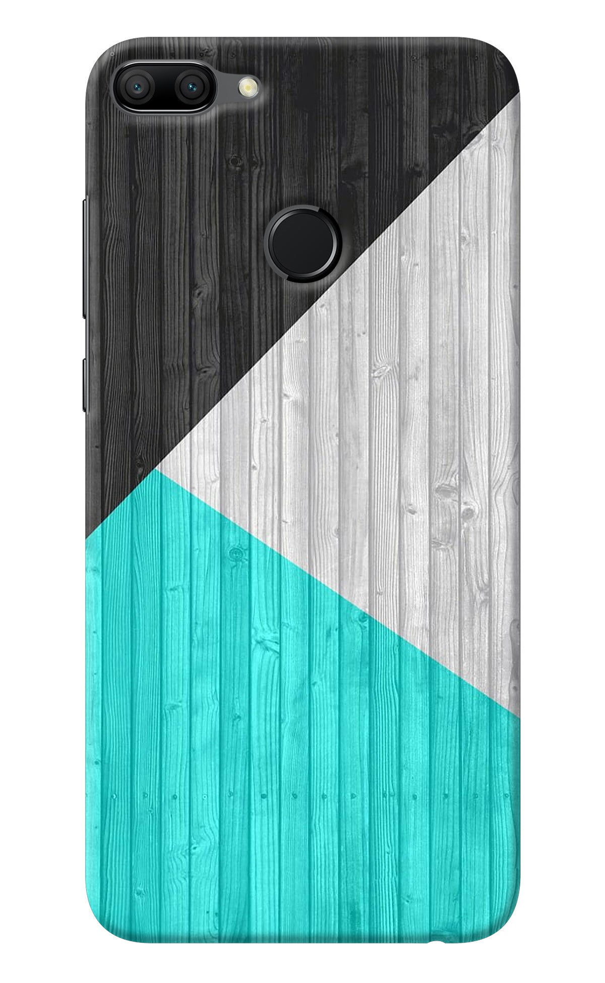 Wooden Abstract Honor 9N Back Cover