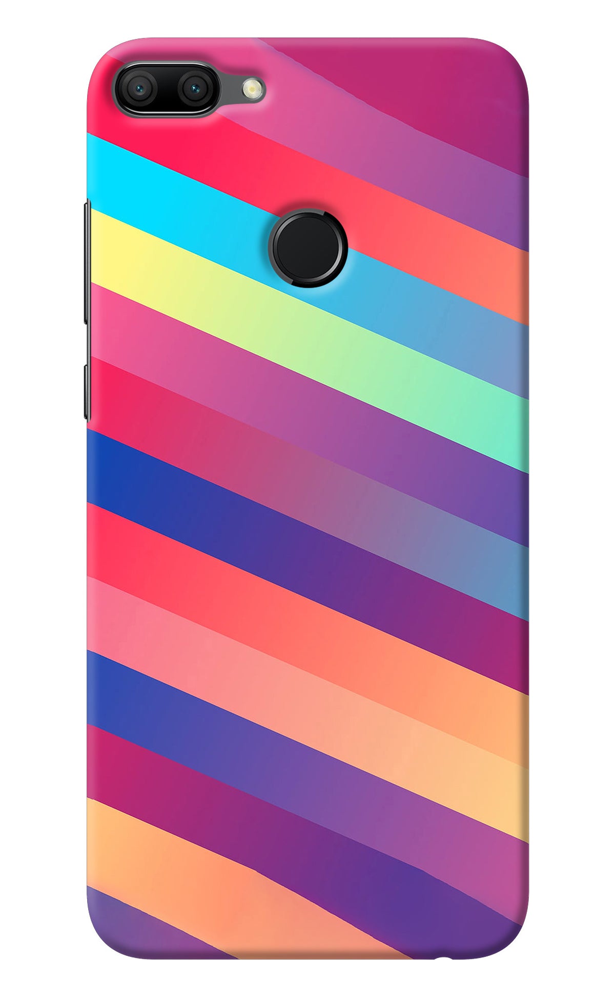 Stripes color Honor 9N Back Cover