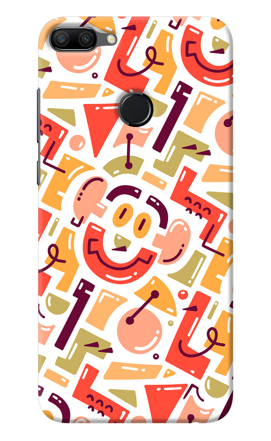 Doodle Pattern Honor 9N Back Cover