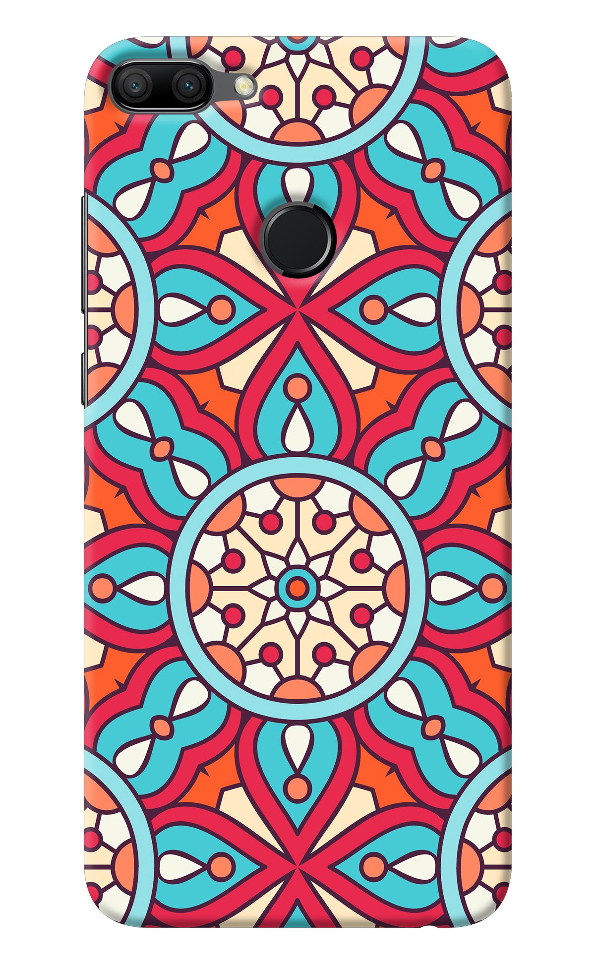 Mandala Geometric Honor 9N Back Cover