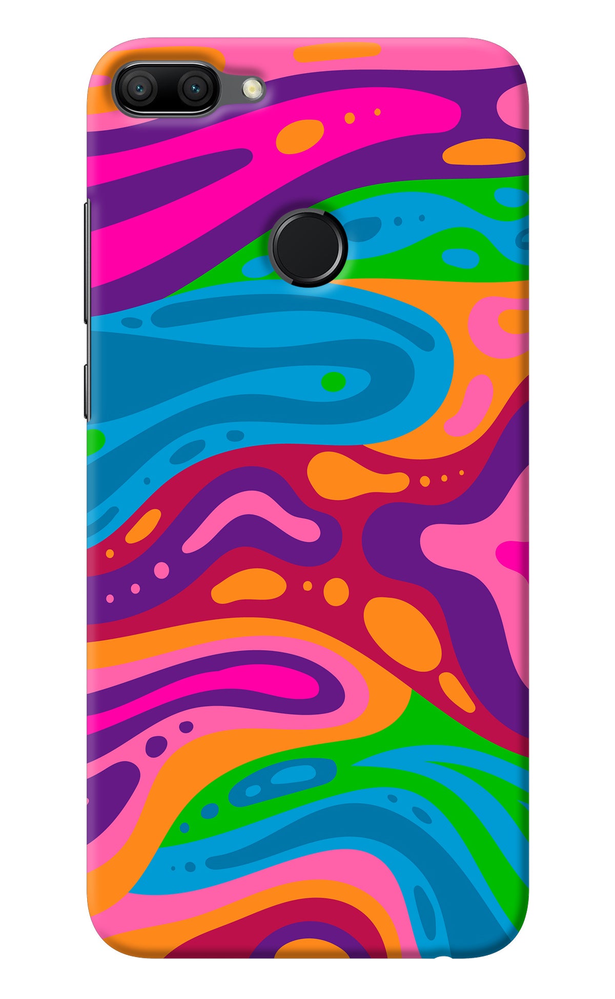 Trippy Pattern Honor 9N Back Cover