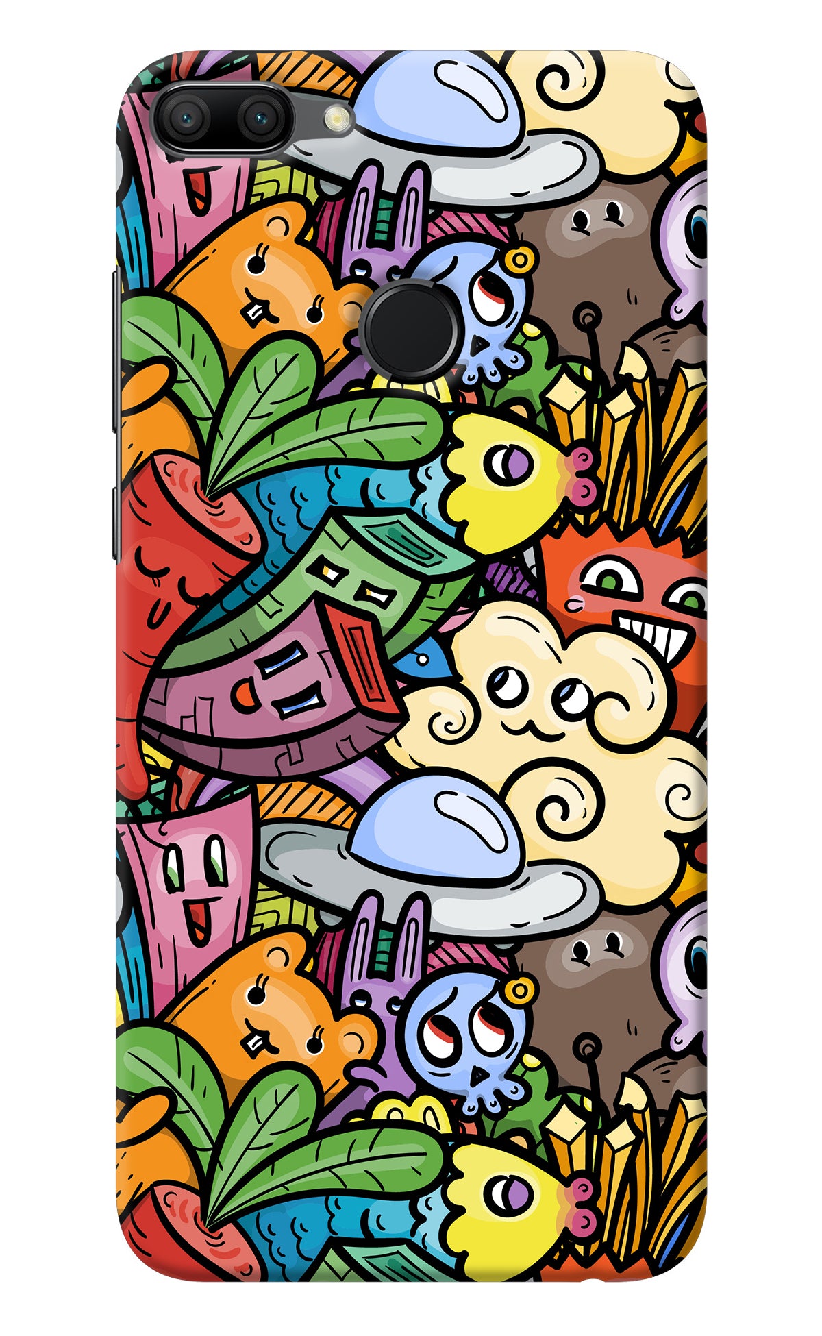 Veggie Doodle Honor 9N Back Cover