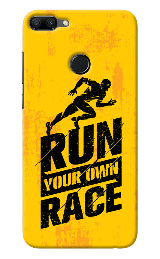 Run Your Own Race Honor 9N Back Cover