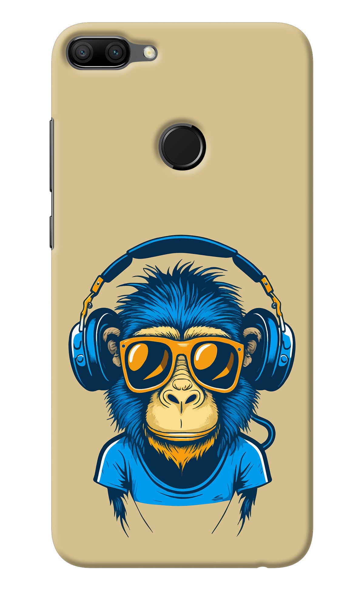 Monkey Headphone Honor 9N Back Cover