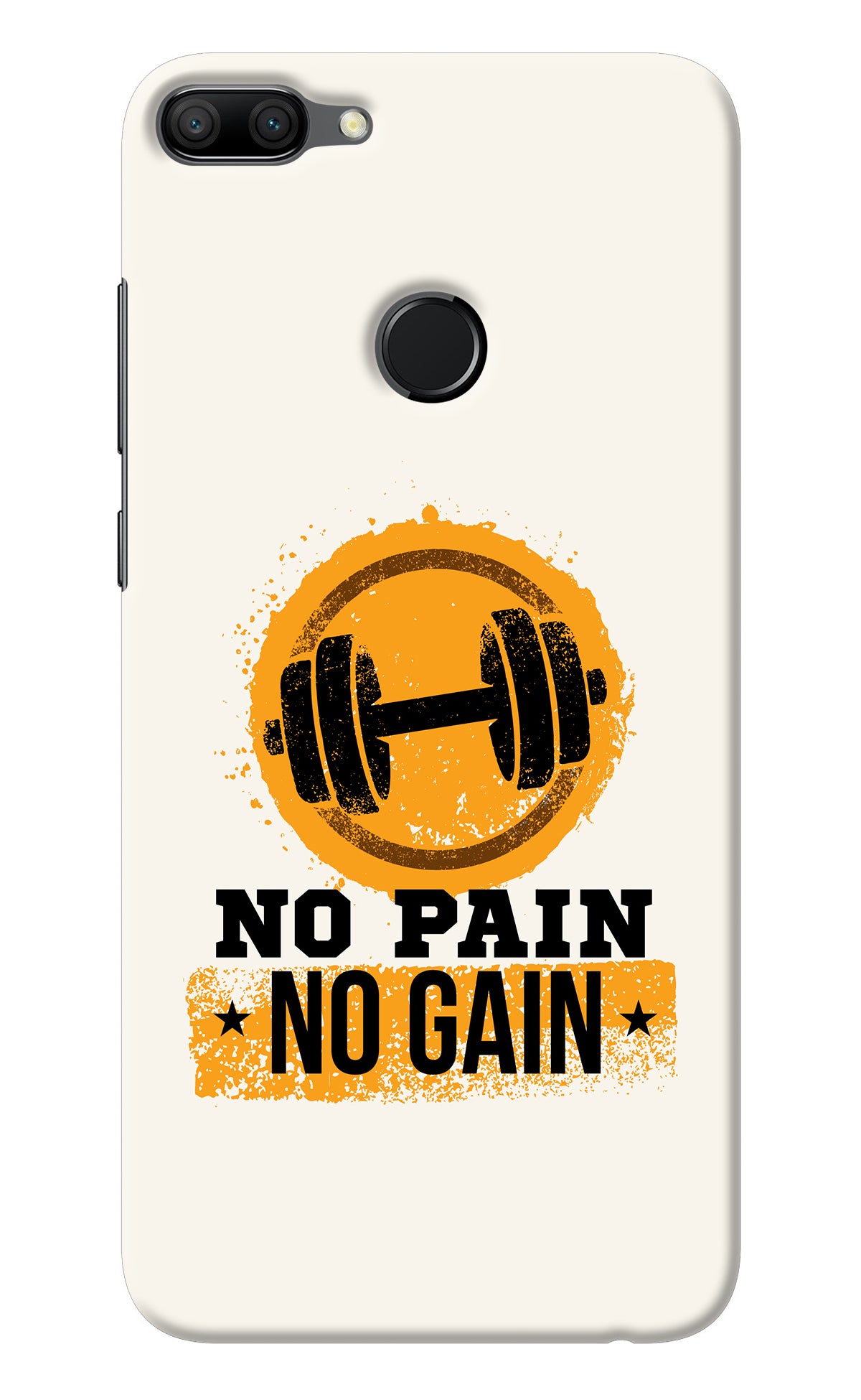 No Pain No Gain Honor 9N Back Cover