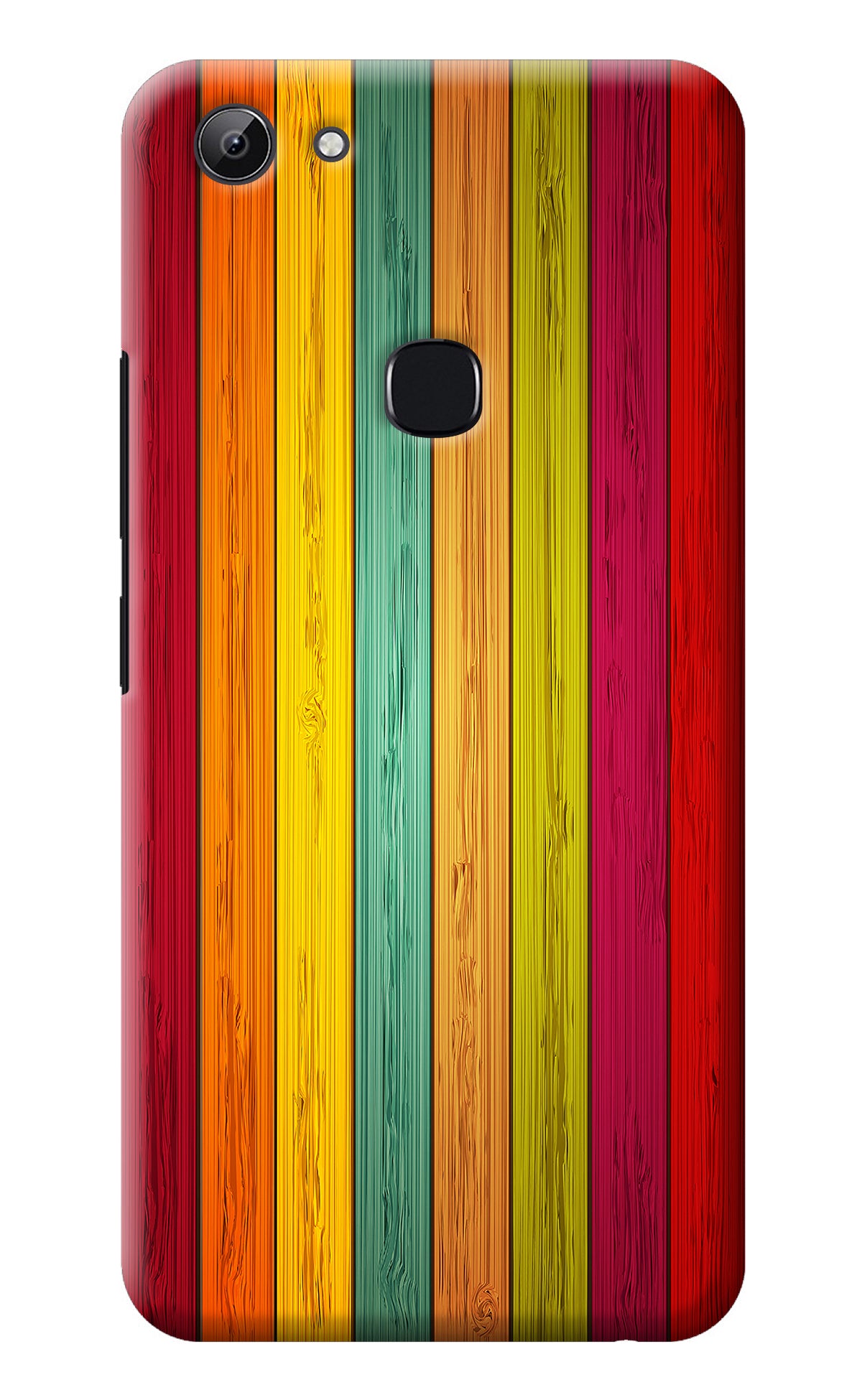 Multicolor Wooden Vivo Y83 Back Cover