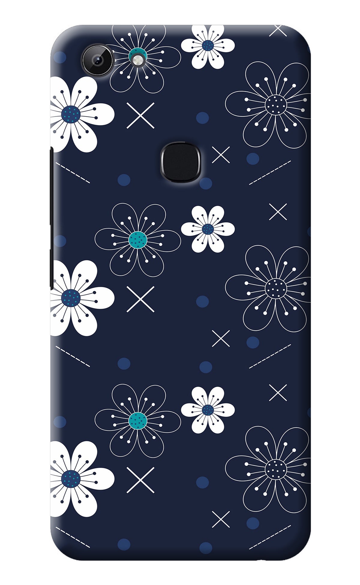 Flowers Vivo Y83 Back Cover