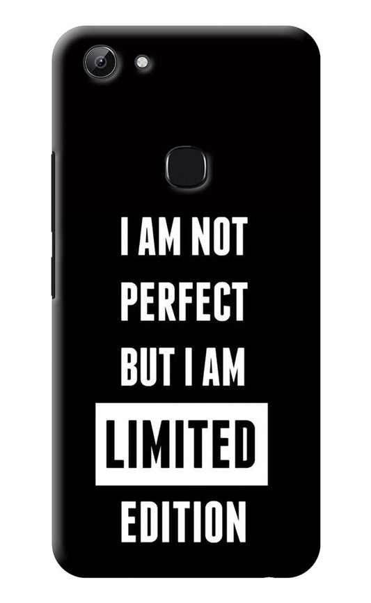 I Am Not Perfect But I Am Limited Edition Vivo Y83 Back Cover