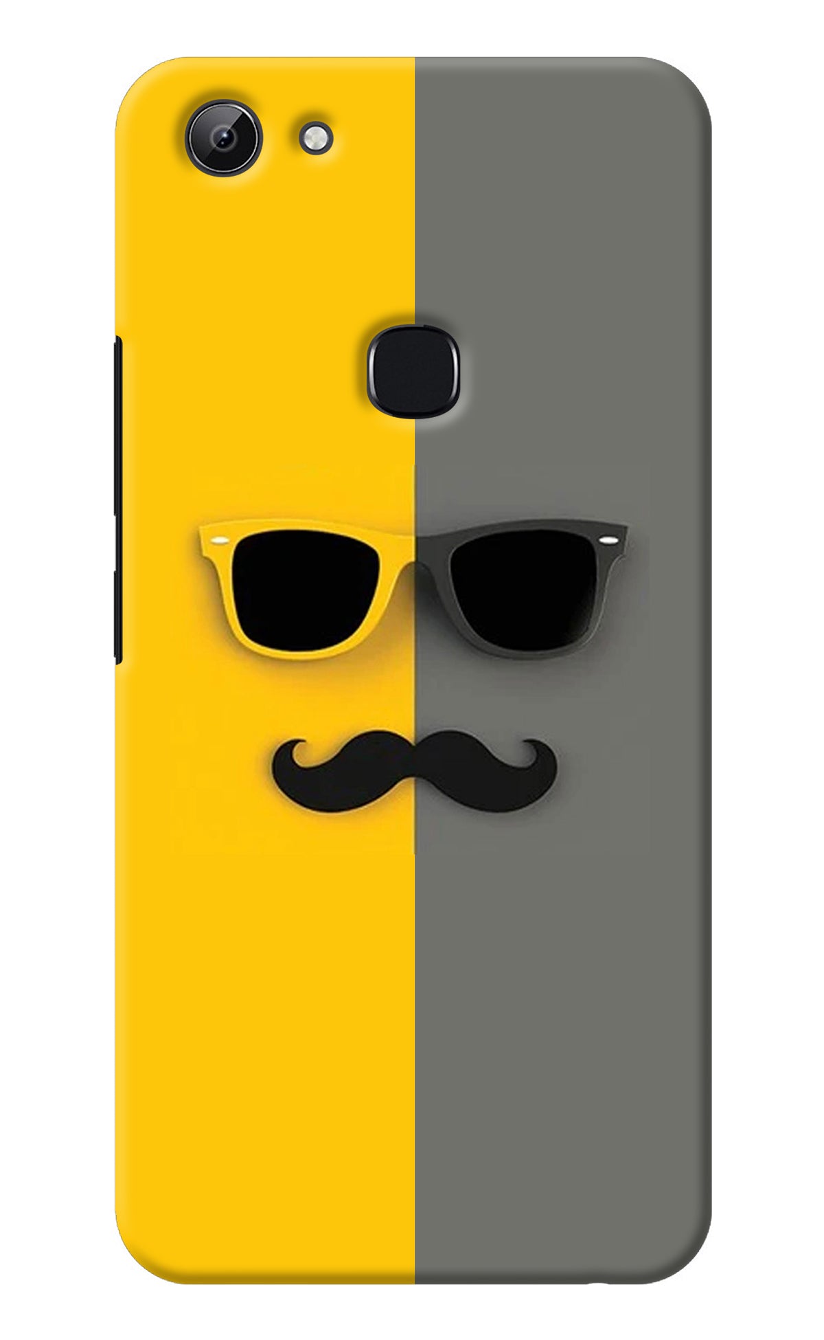 Sunglasses with Mustache Vivo Y83 Back Cover