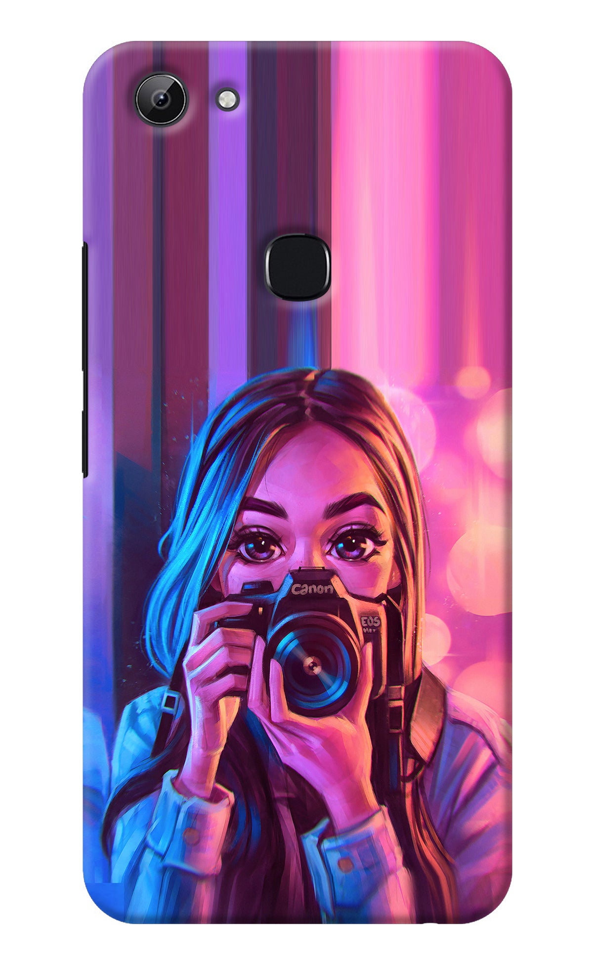 Girl Photographer Vivo Y83 Back Cover