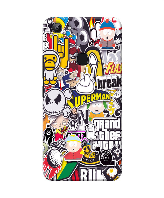 Sticker Bomb Vivo Y83 Back Cover