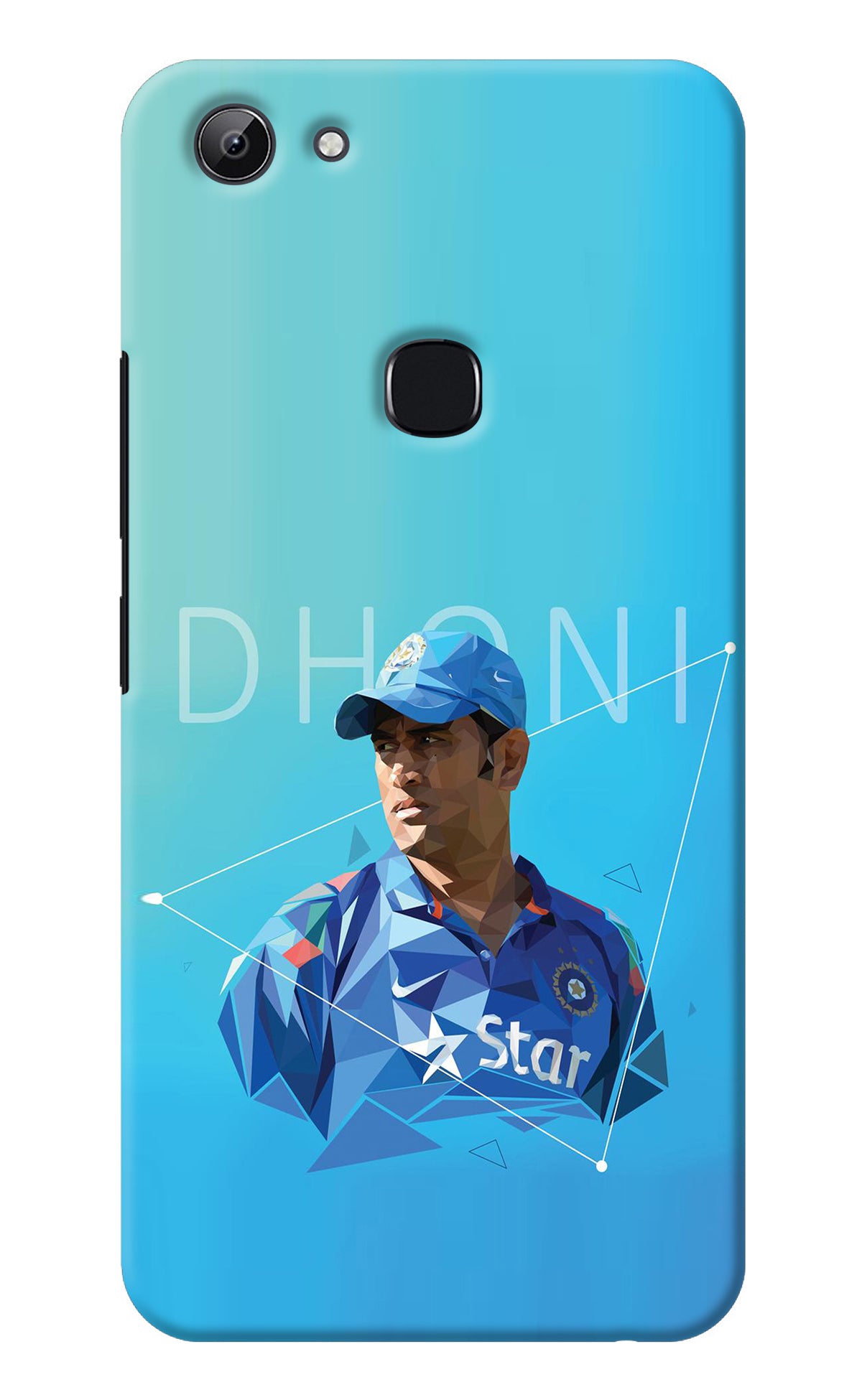 Dhoni Artwork Vivo Y83 Back Cover