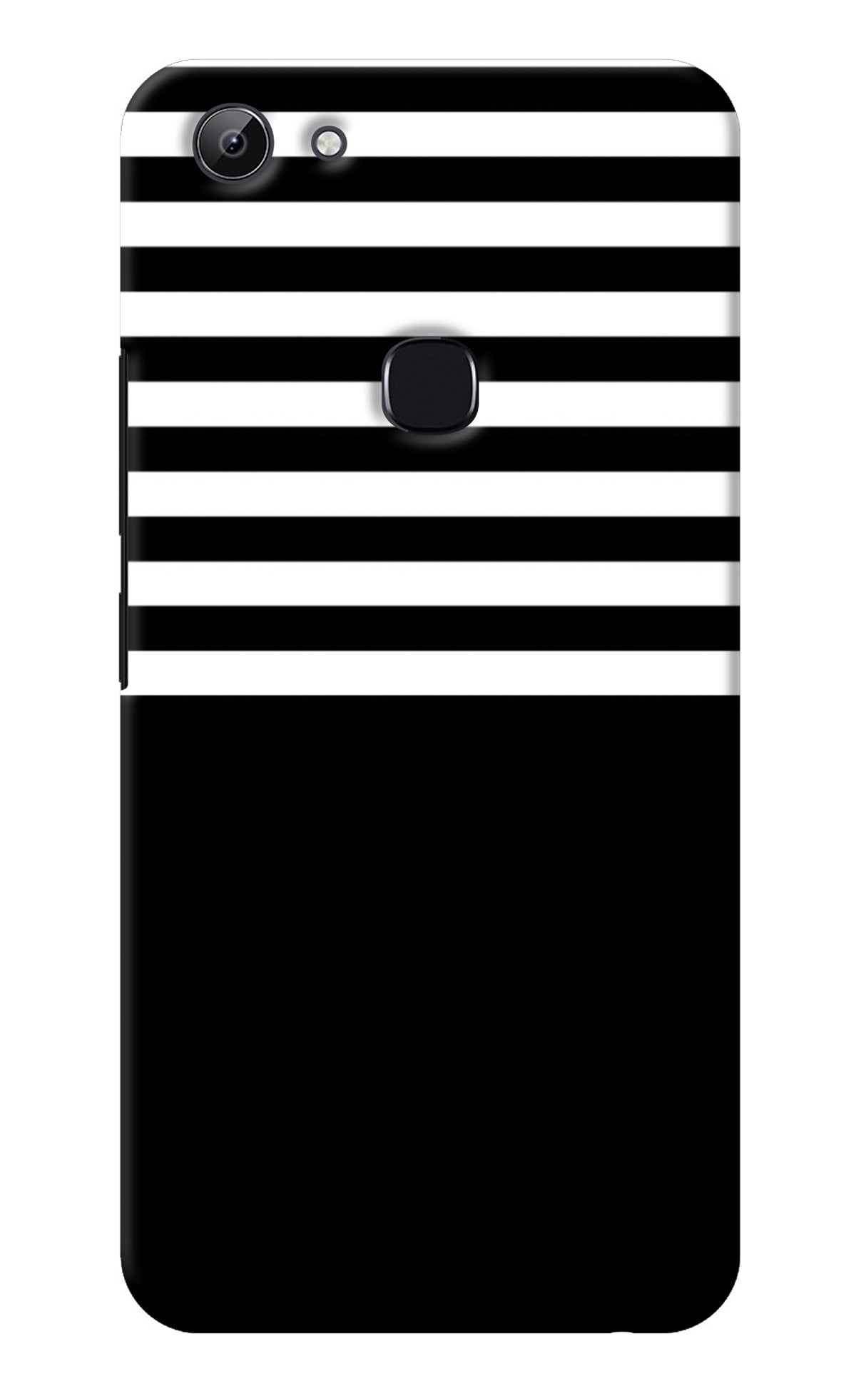 Black and White Print Vivo Y83 Back Cover