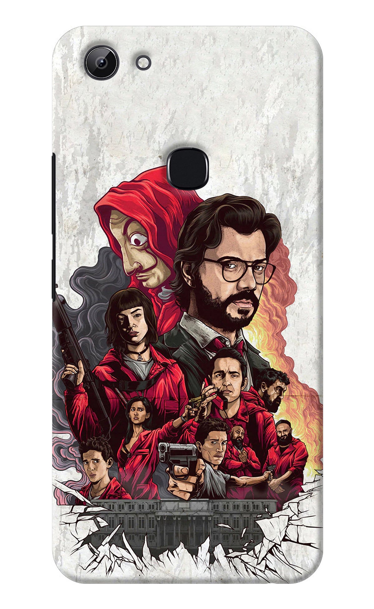 Money Heist Artwork Vivo Y83 Back Cover