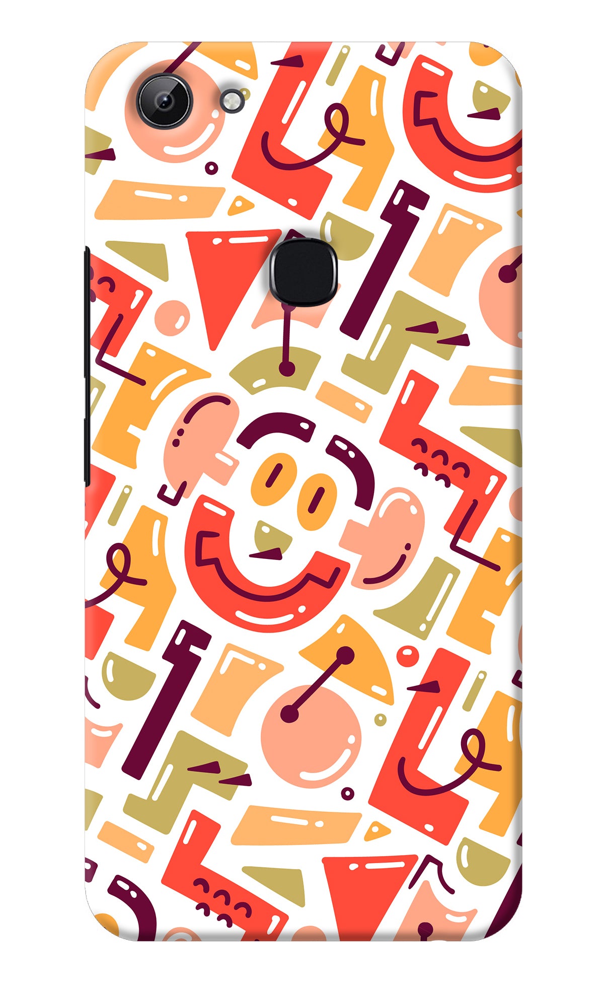 Doodle Pattern Vivo Y83 Back Cover